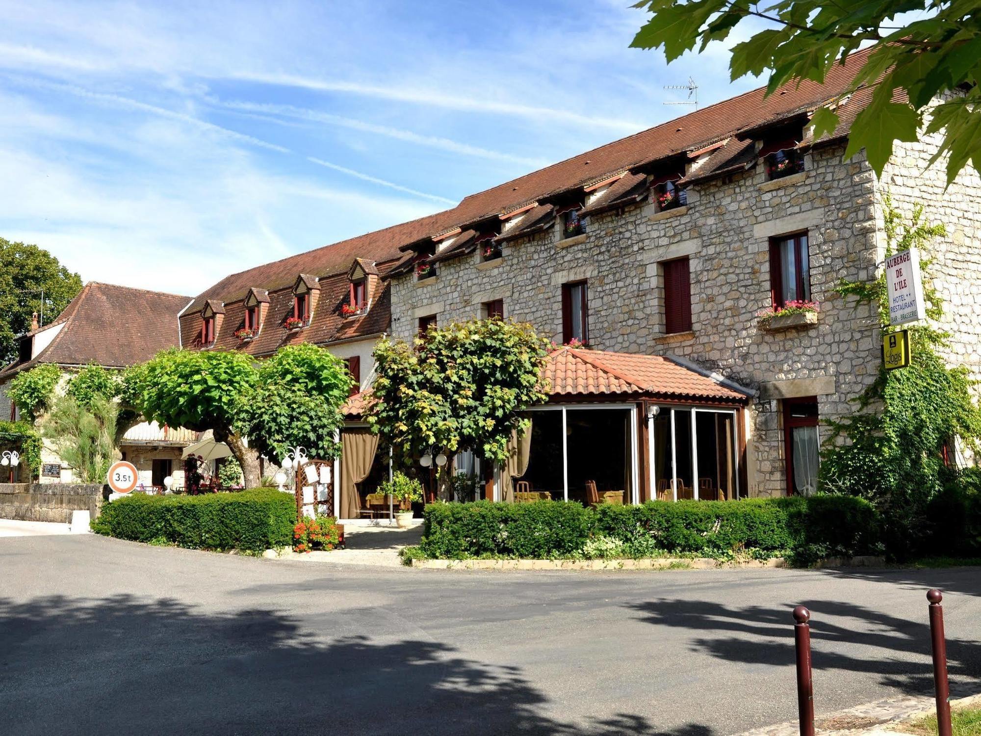 Logis Hotels - Auberge De L'Ile - Hotel 3 Etoiles Et Restaurant Creysse  Zewnętrze zdjęcie